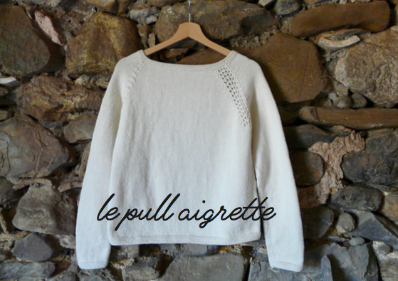 Le pull aigrette – notre kit tricot